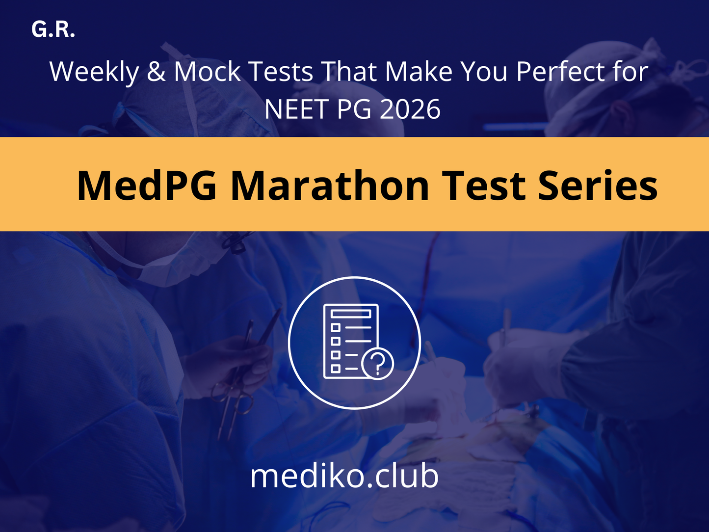 MedPG Marathon Test Series